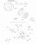 Blower HousingShrouds Flywheel Diagram and Parts List for 20G412-0100-E1  Briggs and Stratton Engine
